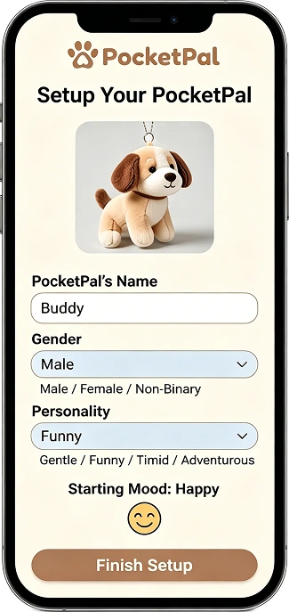 Customize PocketPal app screen